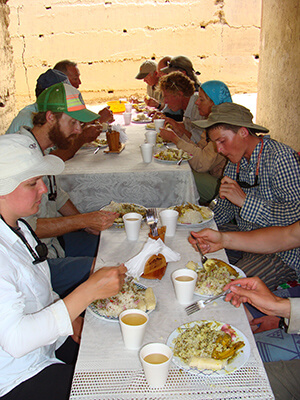 Our special lunch in Tupen Grande