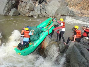 Portage of Black Rock Rapid, Salt River AZ