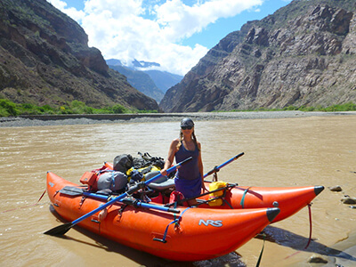 Rafting in South America