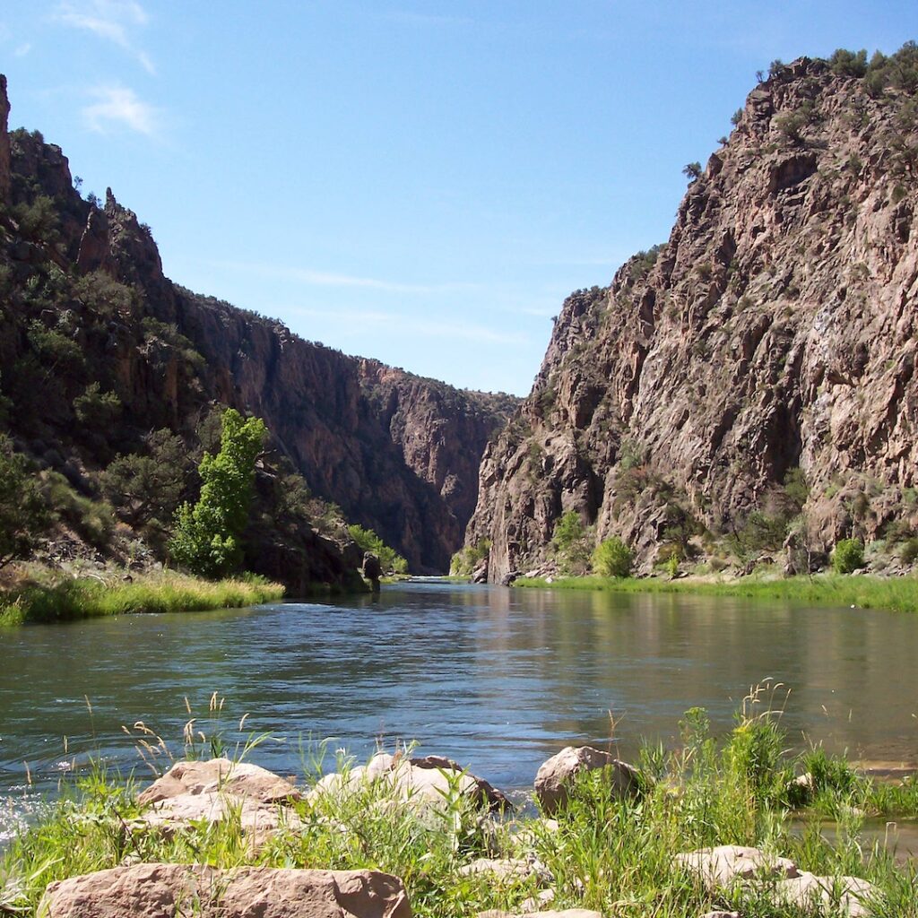 Scenic view of the Arkansas River in Colorado.