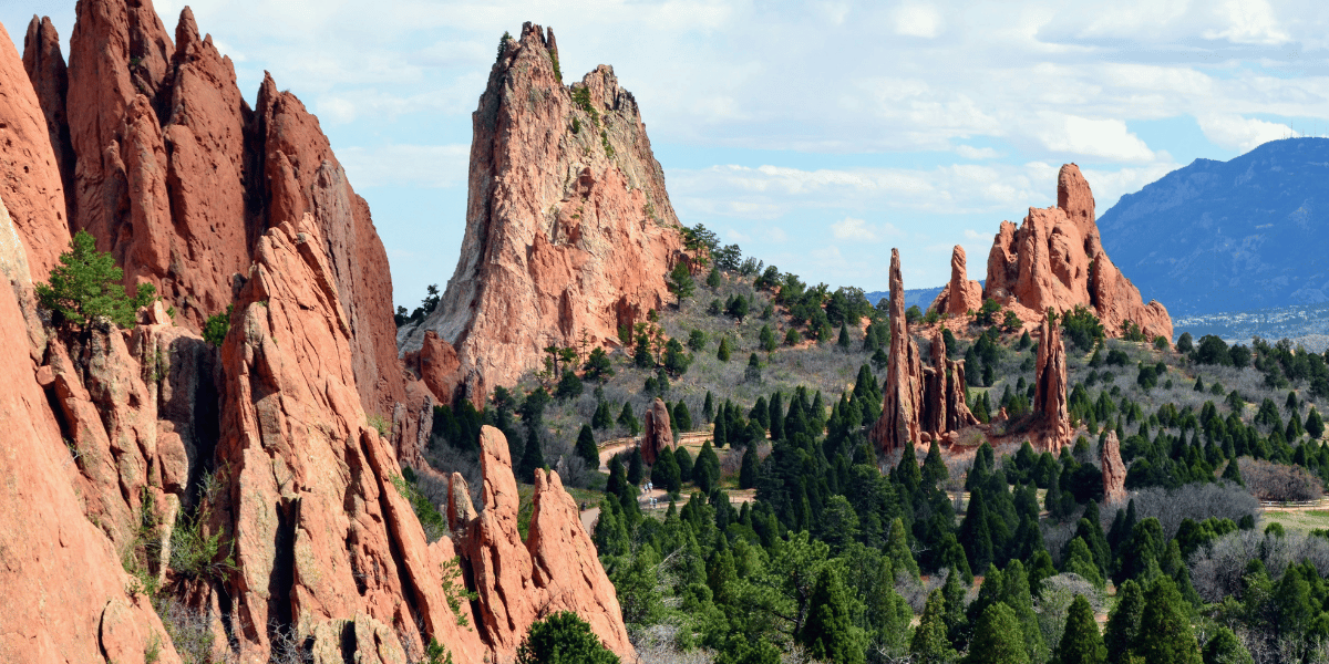 Garden of the gods in Co springs.