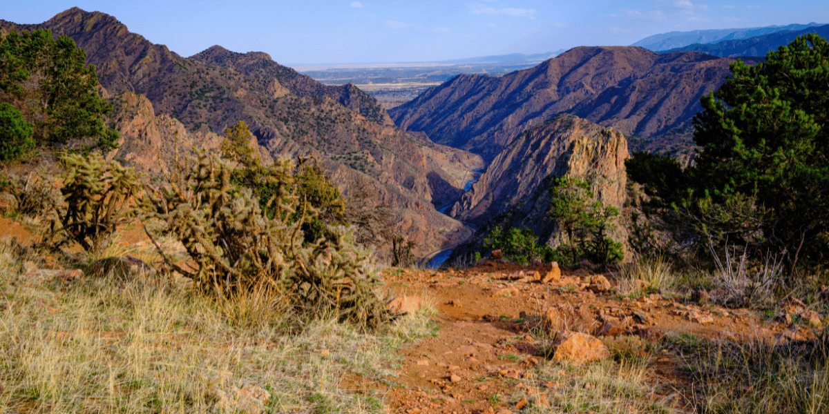 Red canyon park near canon city.