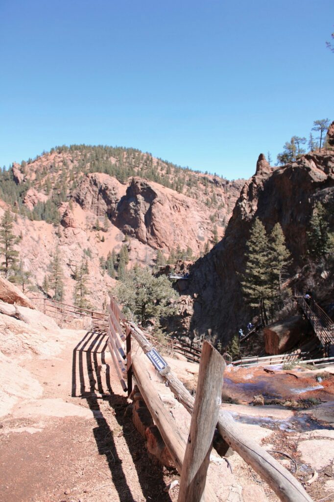 Seven falls hike in colorado springs.